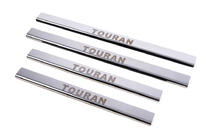 Volkswagen Touran 2010–2015 Carmos dorpellijsten (set 4 stuks, RVS) foto 3