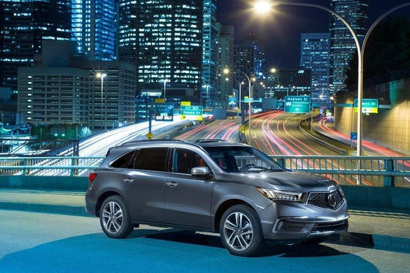 Hybride versie van de Acura MDX Sport Hybrid-crossover