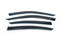 Volkswagen Passat B8 2015–2023 Raamwindschermen met chroomstrip SD (4 st., HIC) foto 2