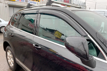 Volkswagen Touareg 2010–2018 Raamdeflectoren (4 stuks, HIC) foto 3
