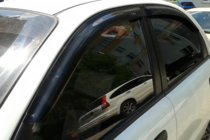 Daewoo Lanos 1998–2017 Raamdeflectoren (4 stuks, HIC) foto 12