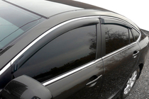 Ford Mondeo 2014–2022 Raamdeflectors met chroomstrip (4 stuks, HIC) foto 1