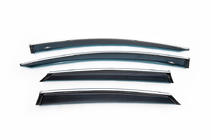 Ford Mondeo 2014–2022 Raamdeflectors met chroomstrip (4 stuks, HIC) foto 2