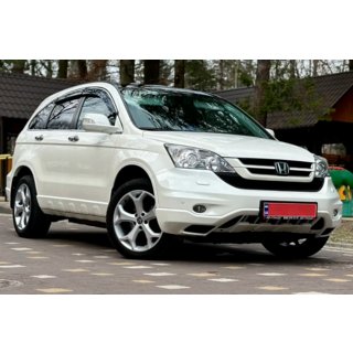 Raamdeflectors met chroomstrip (4 stuks, HIC) Honda CR-V 2007–2011 foto 2