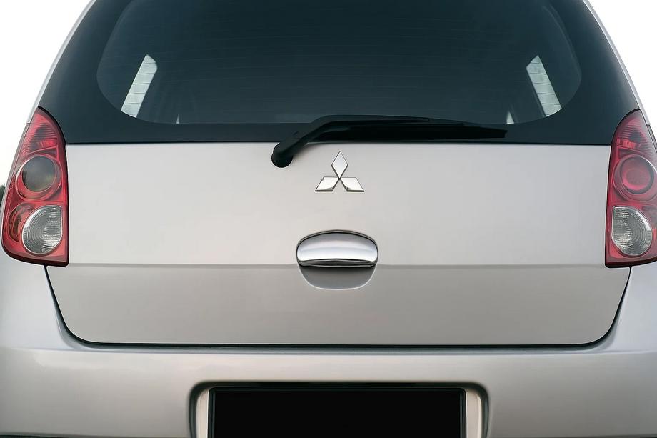 Mitsubishi Colt 2004–2012 RVS deurgreepafdekking achter Image
