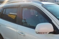Hyundai Santa Fe 2 2006–2012 Raamdeflectoren (4 stuks, HIC) foto 5