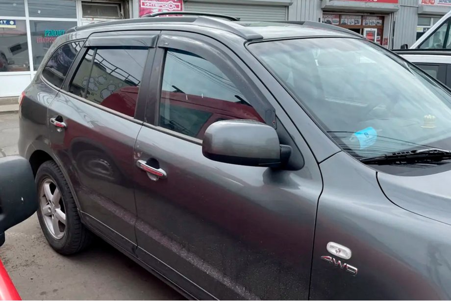 Hyundai Santa Fe 2 2006–2012 Raamdeflectoren (4 stuks, HIC) Image