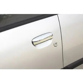 Deurgreep covers (set 4 stuks, RVS) Mitsubishi Colt 2004–2012 foto 1