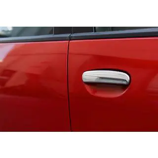 Deurgreep covers (set 4 stuks, RVS) Mitsubishi Colt 2004–2012 foto 2