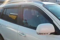 Hyundai Santa Fe 3 2012–2018 Raamdeflectoren (4 stuks, HIC) foto 2