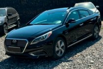 Hyundai Sonata LF 2014–2019 Raamdeflectors met chroomstrip (4 stuks, HIC) foto 5