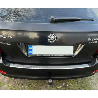 Carmos V1 RVS beschermlijst achterbumper (SW) foto 1