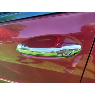 Deurgreep covers (set 4 stuks, RVS) Mercedes C-Klasse W203 2000–2007 foto 1