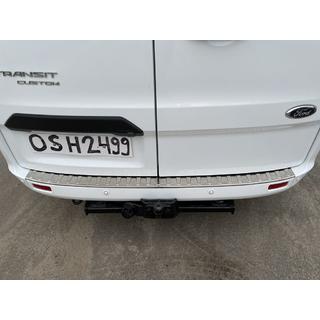 RVS sierlijst voor achterbumper Carmos (RVS) Ford Custom 2013–2022 foto 1