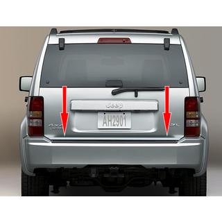 RVS kofferbakrand Jeep Cherokee/Liberty 2007–2013 foto 2