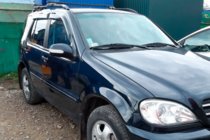 Mercedes ML W163 1997–2005 Raamdeflectoren (4 stuks, HIC) foto 3