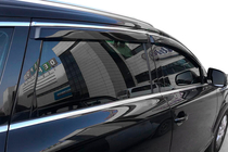 Skoda Superb 2009–2015 Raamwindschermen met chroomstrip SD (4 st., HIC) foto 1
