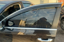 Volkswagen Passat B6 2006–2012 Raamwindschermen met chromen sierlijst SW (4 stuks, HIC) foto 2