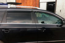 Volkswagen Passat B7 2012–2015 Raamwindschermen met chromen sierlijst SW (4 stuks, EU, HIC) foto 7