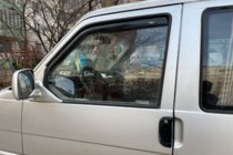 Volkswagen T4 Transporter 1990–2003 Insteek raamwindschermen (2 st., HIC) foto 1