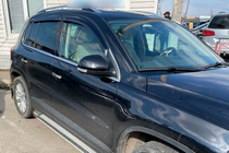 Volkswagen Tiguan 2007–2016 Raamdeflectoren (4 stuks, HIC) foto 4