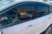 Volkswagen Tiguan 2007–2016 Raamdeflectoren (4 stuks, HIC) foto 9