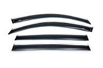 Volkswagen Tiguan 2007–2016 Raamdeflectors met chroomstrip (4 stuks, HIC) foto 4