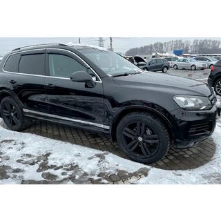 Raamdeflectors met chroomstrip (4 stuks, HIC) Volkswagen Touareg 2010–2018 foto 3