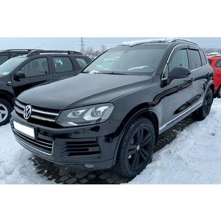 Raamdeflectors met chroomstrip (4 stuks, HIC) Volkswagen Touareg 2010–2018 foto 4