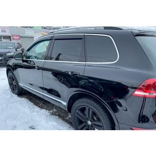 Raamdeflectors met chroomstrip (4 stuks, HIC) Volkswagen Touareg 2010–2018 foto 2