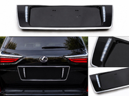 Lexus LX570/450d 2008–2022 Kentekenplaathouder achter met LED-verlichting (2007-2023) Zwarte kleur foto 1