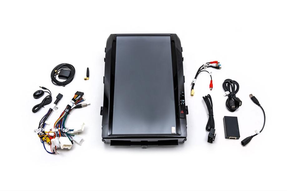 Toyota Land Cruiser 200 2007–2021 VXR 2008-2015 autoradio/multimediasysteem (Tesla-design, 16 inch) Image
