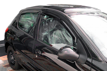 Peugeot 206 1998–2024 Raamdeflectoren (4 stuks, HIC) foto 1
