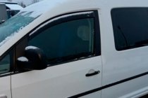 Volkswagen Caddy 2010–2015 Raamwindschermen (2 st., HIC) foto 15