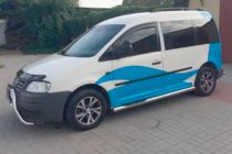 Volkswagen Caddy 2010–2015 Raamwindschermen (2 st., HIC) foto 11