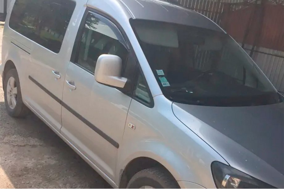 Volkswagen Caddy 2010–2015 Insteek raamwindschermen (2 st., HIC) Foto 5