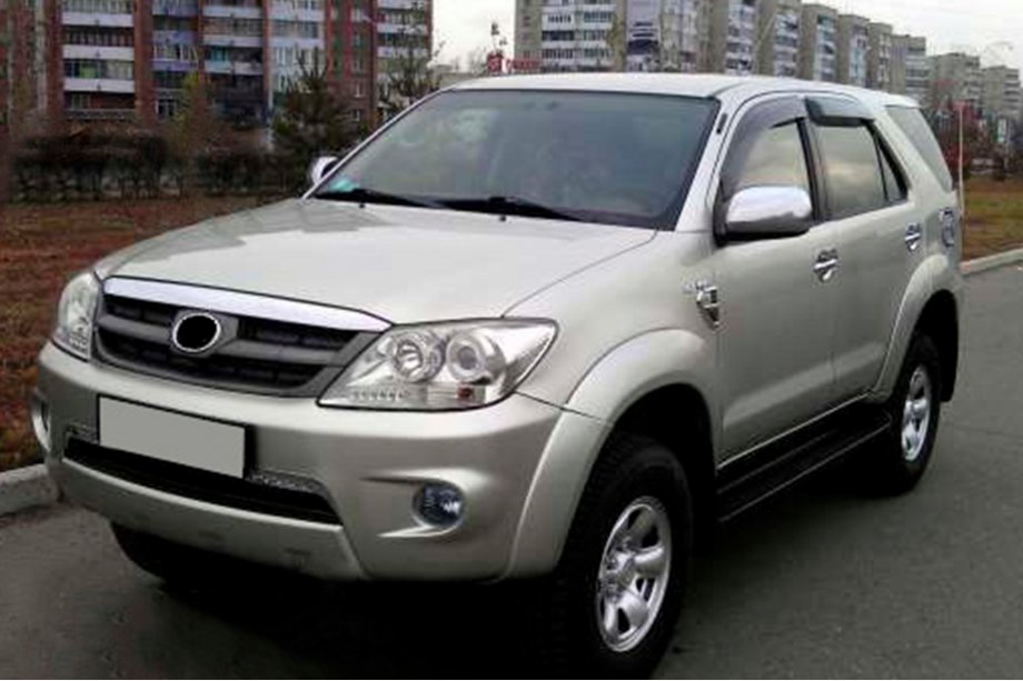 Toyota Fortuner 2006–2015 Raamdeflectoren (4 stuks, HIC) Image
