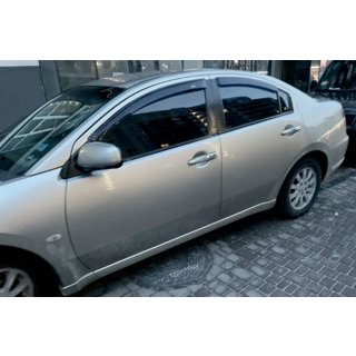 Raamdeflectoren (4 stuks, HIC) Mitsubishi Galant 2003–2012 foto 3