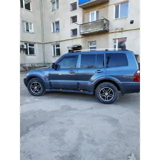 Chromen dakrails Turks design (2 stuks) Mitsubishi Pajero Wagon III 1999–2006 foto 4