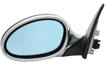 BMW 3-serie E90/E91 2005–2011 Chroom spiegelkappen 2005-2008 (2 stuks, ABS) foto 1