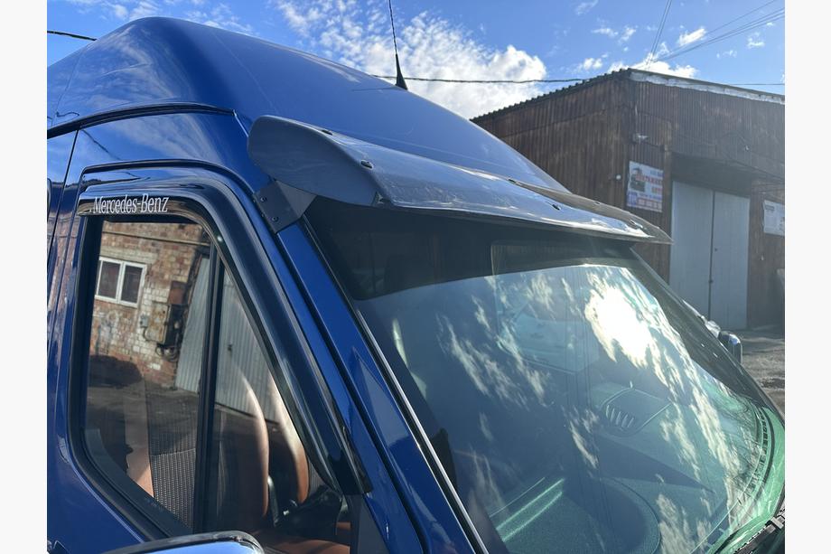 Volkswagen LT 1995–2006 Voorruitvizier (zwart hoogglans, 5 mm) Foto 4
