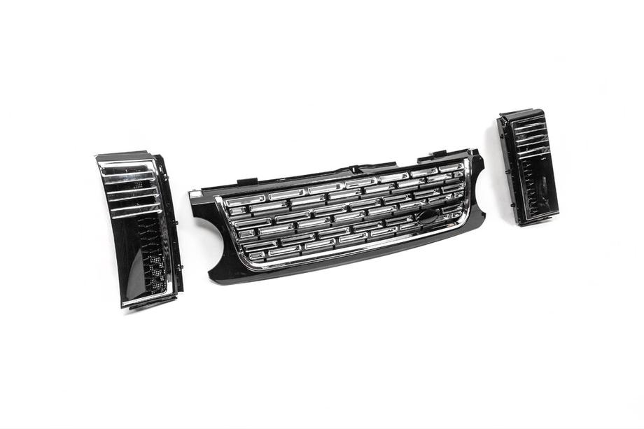 Range Rover III L322 2002–2012 Voorgrille en spatbordroosters in Autobiography-stijl (voor 2005-2009) Image