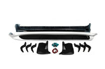 Toyota Land Cruiser 200 2007–2021 Side steps met LED (design 2015-2020) Zwarte kleur foto 9