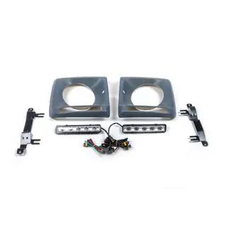 Koplampcovers met LED (5 diodes, set) foto 2