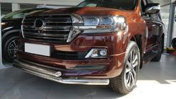 Toyota Land Cruiser 200 2007–2021 Voorste bullbar ST014 (2015+, RVS) foto 2