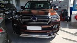 Toyota Land Cruiser 200 2007–2021 Voorste bullbar ST014 (2015+, RVS) foto 4