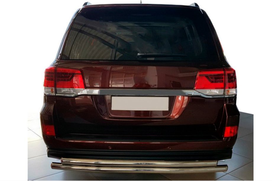 Toyota Land Cruiser 200 2007–2021 Achterbeschermbeugel AK002-double (2 st., RVS) Image