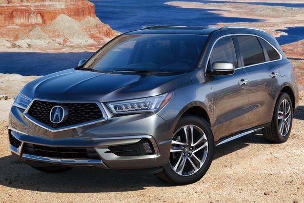 Vernieuwde Acura MDX-crossover