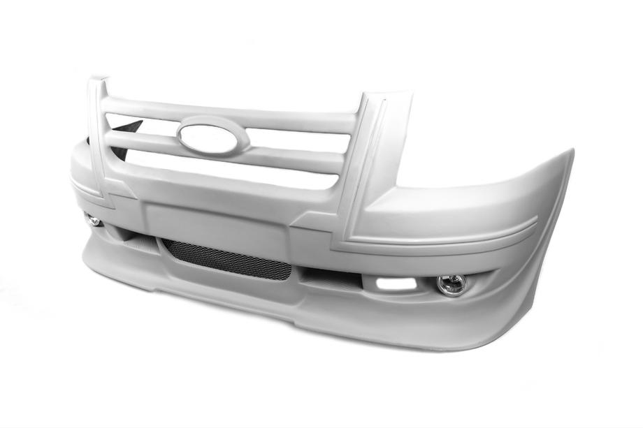 Ford Transit 2000–2014 Voorbumper lip (2006-2014, met rooster) Image