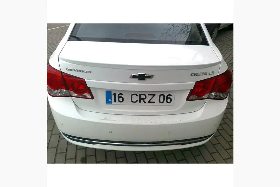 Chevrolet Cruze 2009–2015 SD spoiler (Meliset, ongelakt) Foto 2
